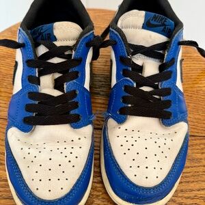 Nike Air Royal Blue and White Sneakers